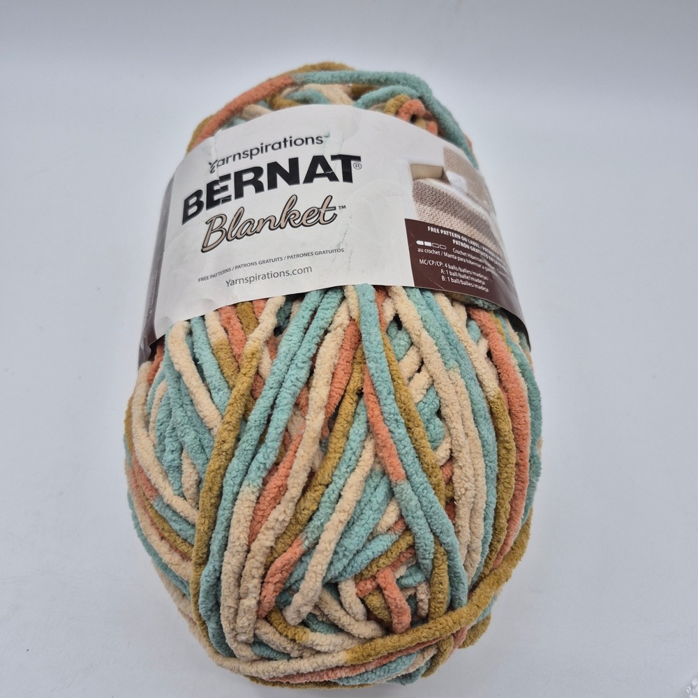 Bernat Blanket Yarn Unisex 10.5oz Multi Super Bulky Polyester